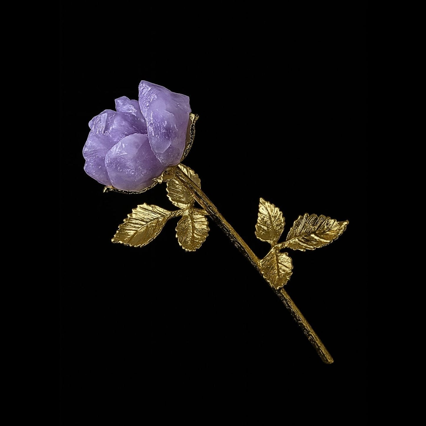 Růženínová a ametystová růže (2 ks) – sleva 9 000 Ft