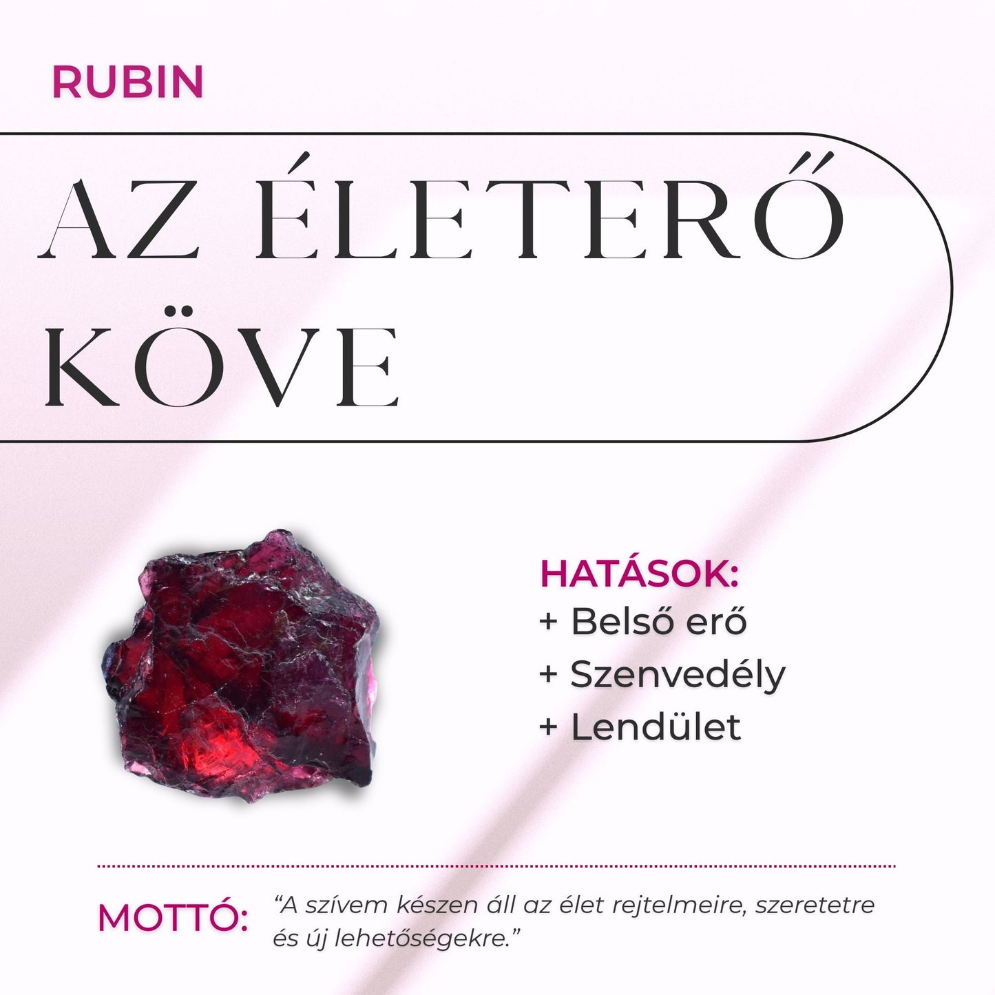 ZenCrystal – Prsten s rubínem a granátem