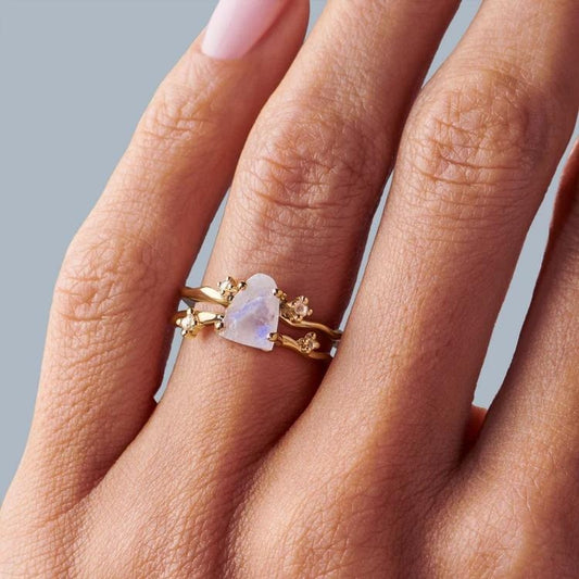 ZenCrystal – Prsten s měsíčním kamenem