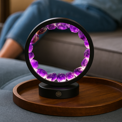 ZenCrystal- NoStress Ručně Vyrobená Křišťálová Lampa