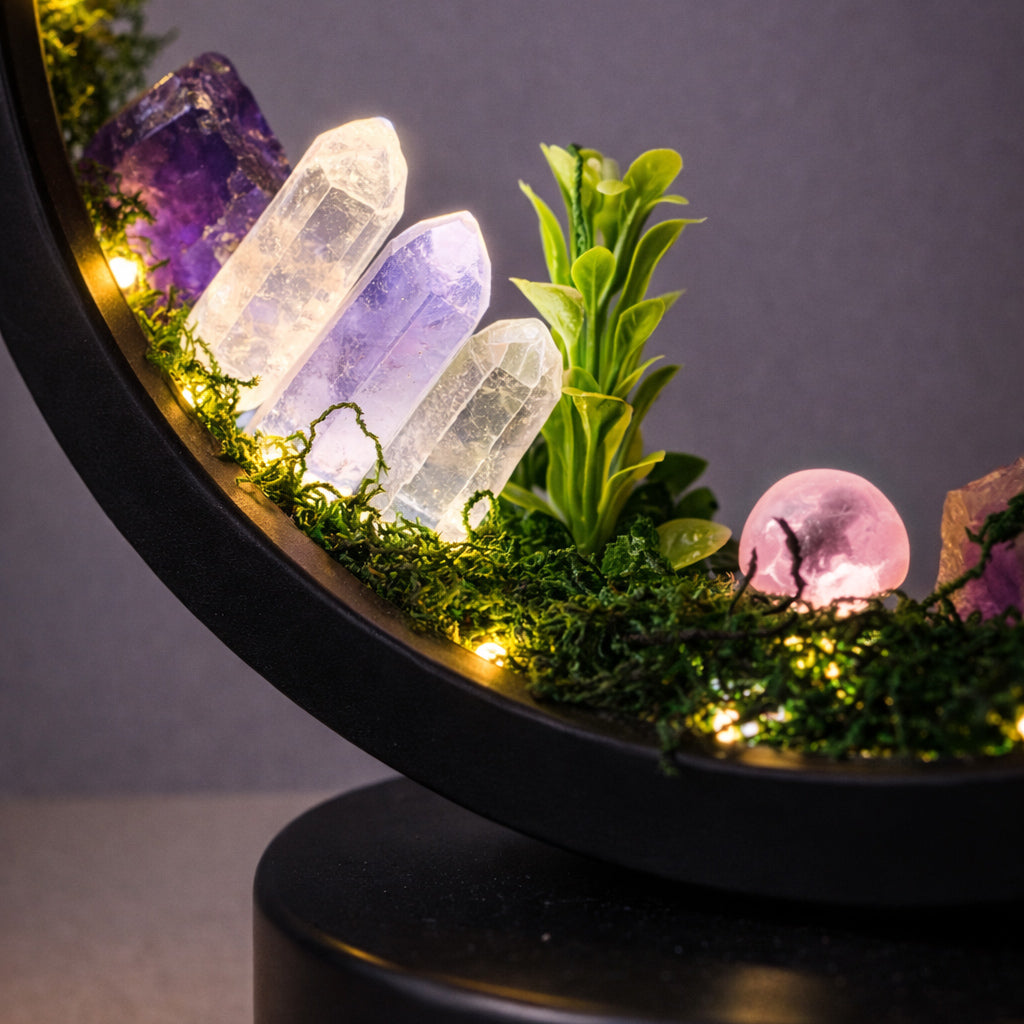 ZenCrystal – Kouzelná minerální lesní lampa