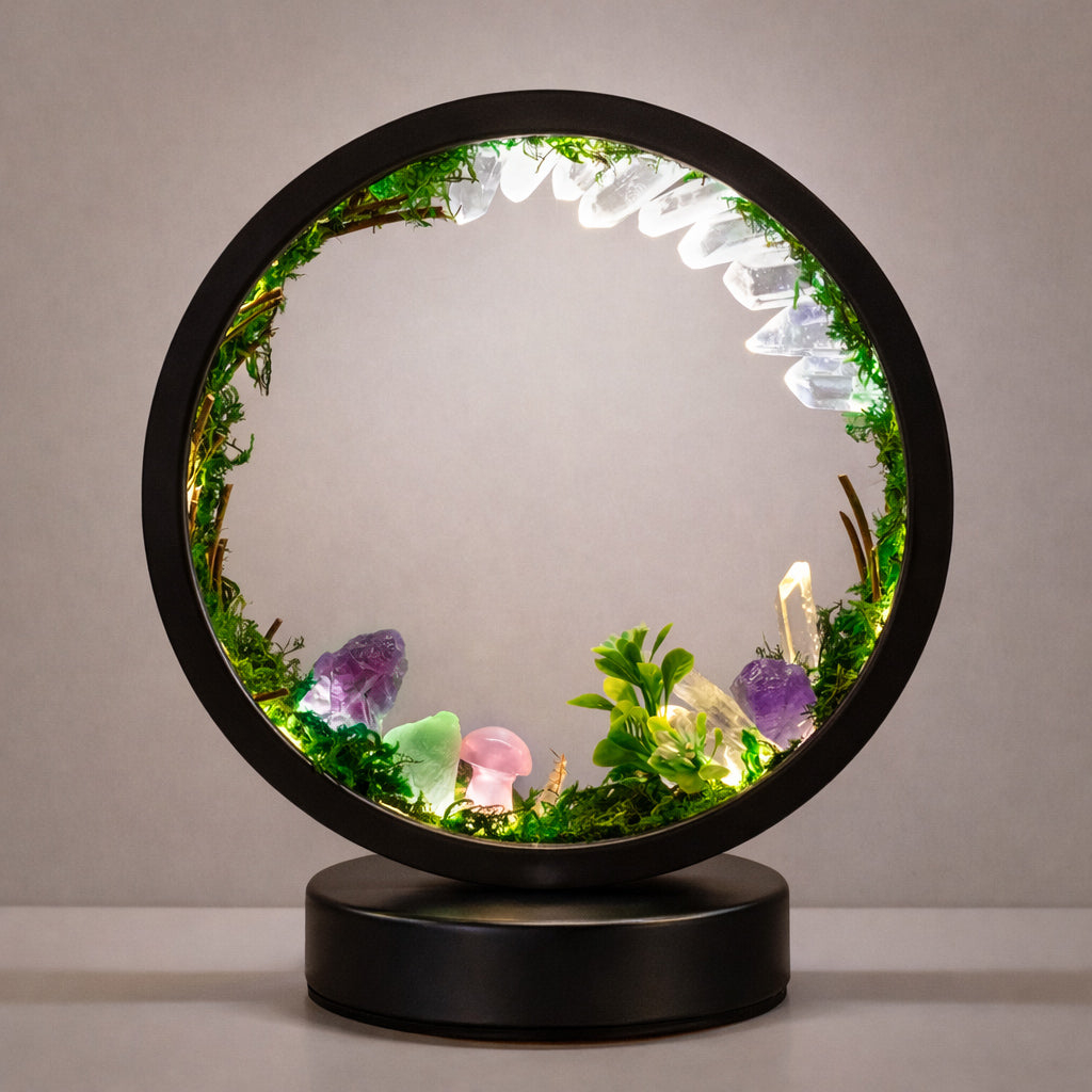 ZenCrystal – Kouzelná minerální lesní lampa