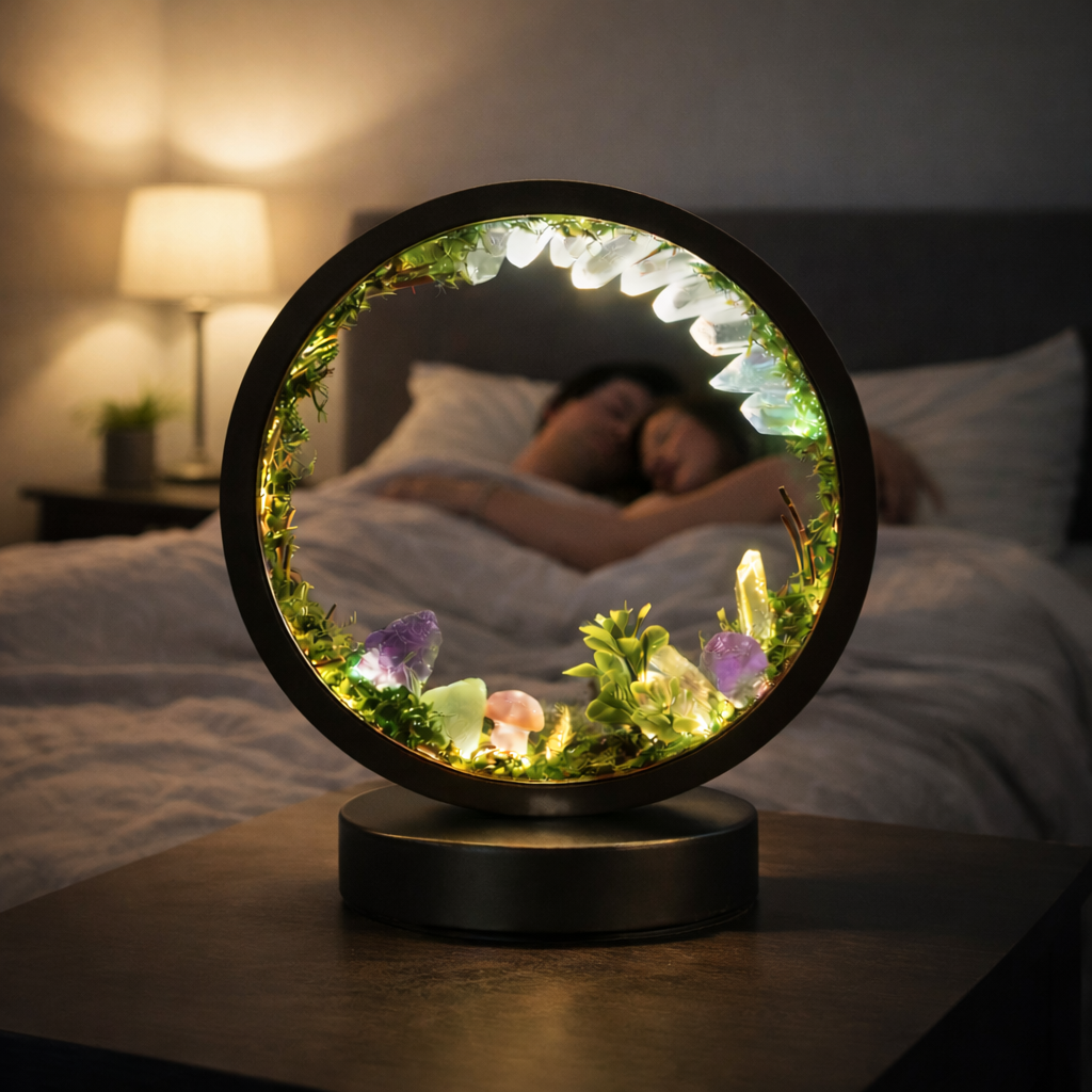 ZenCrystal – Kouzelná minerální lesní lampa