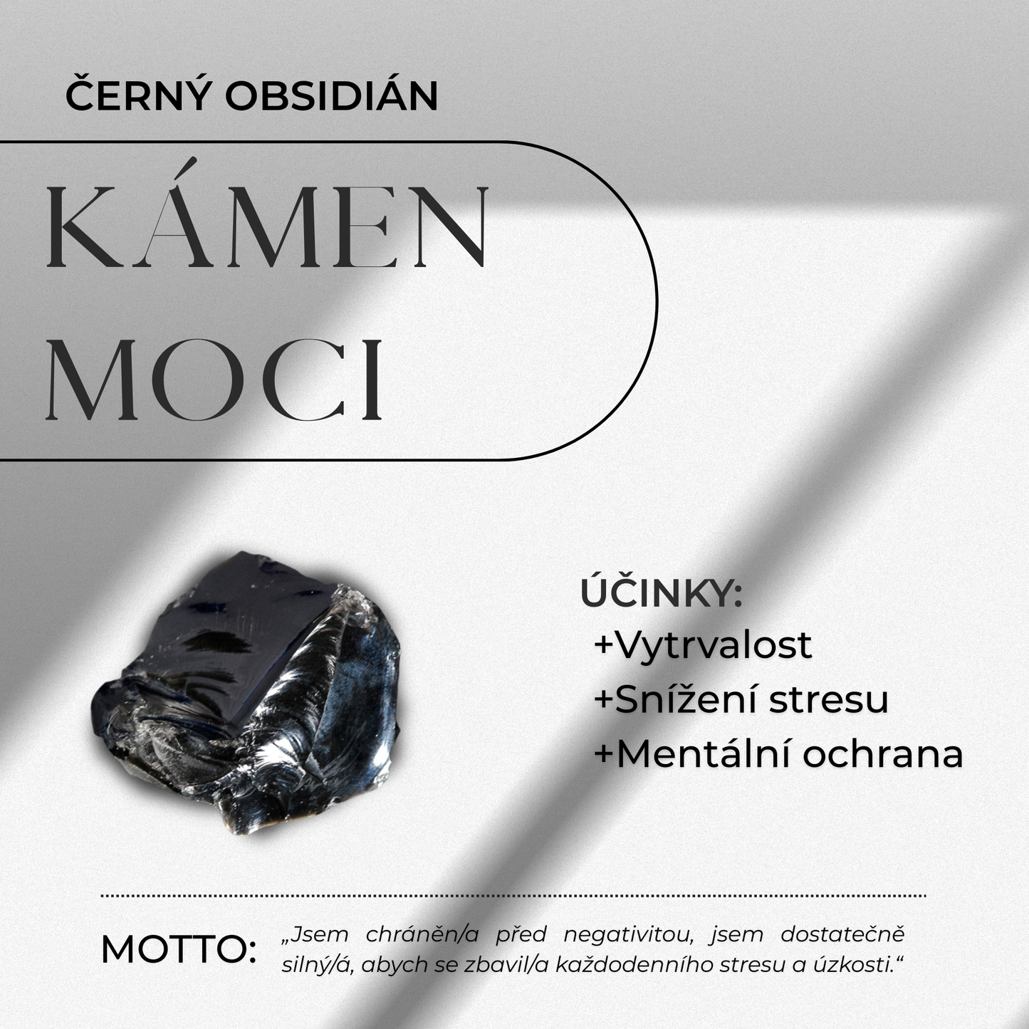 ZenCrystal – Obsidiánový prsten