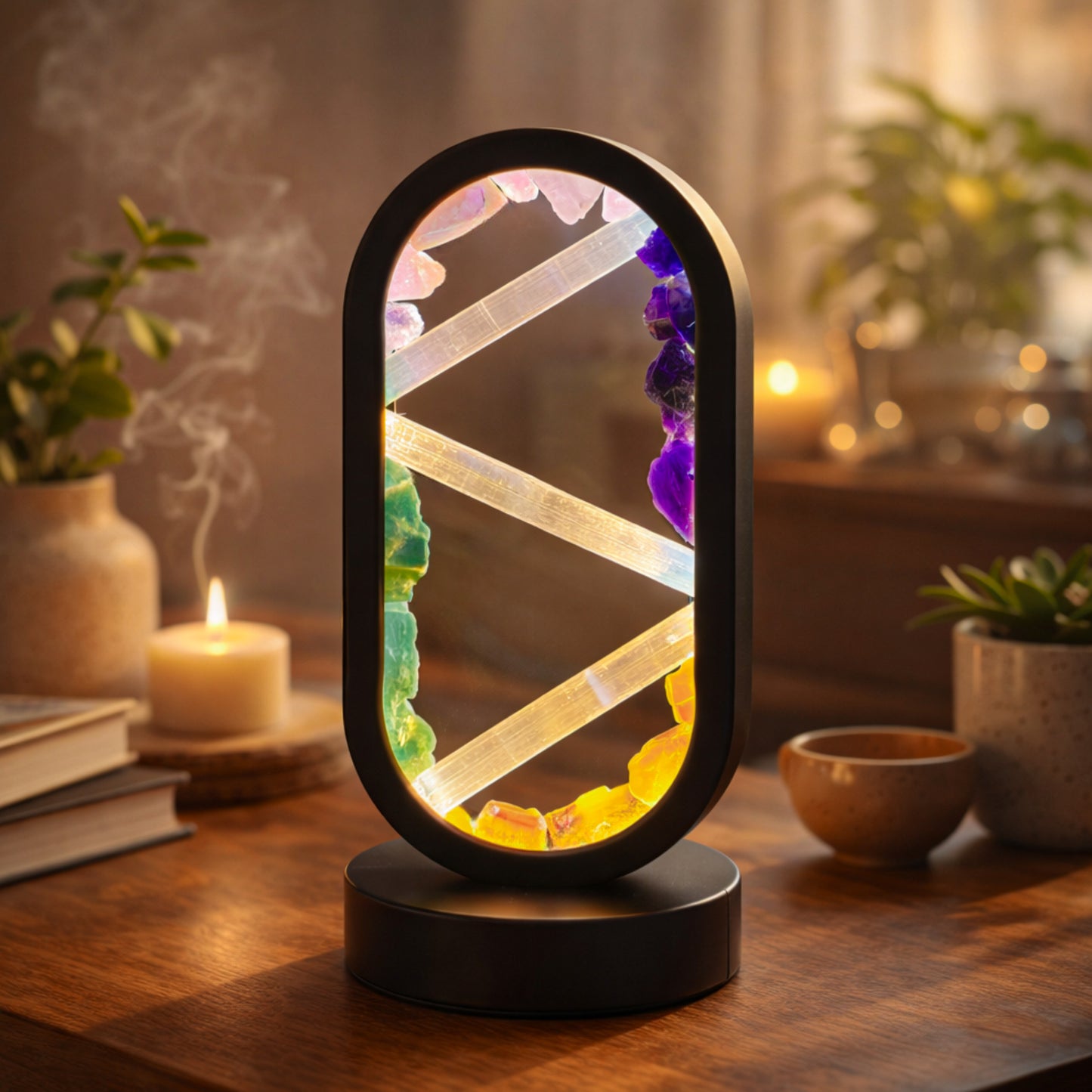 ZenCrystal- NoStress Ručně Vyrobená Křišťálová Lampa