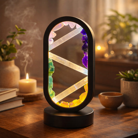 ZenCrystal- NoStress Ručně Vyrobená Křišťálová Lampa