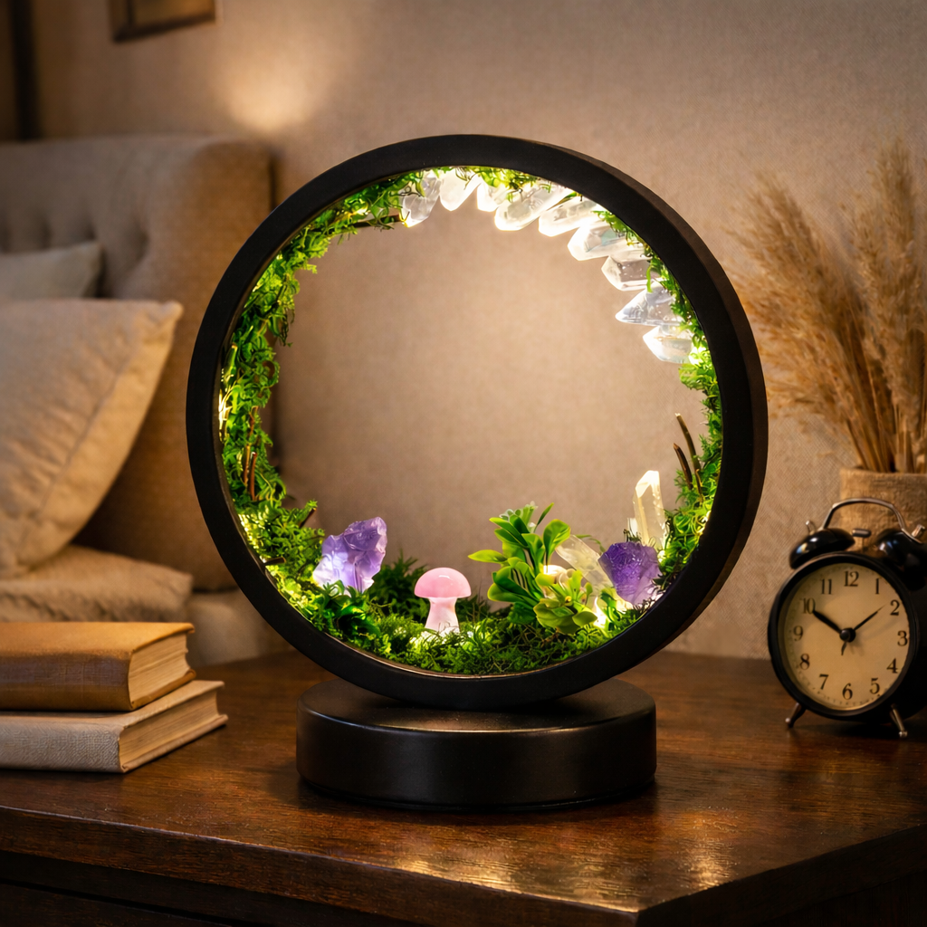 ZenCrystal – Kouzelná minerální lesní lampa